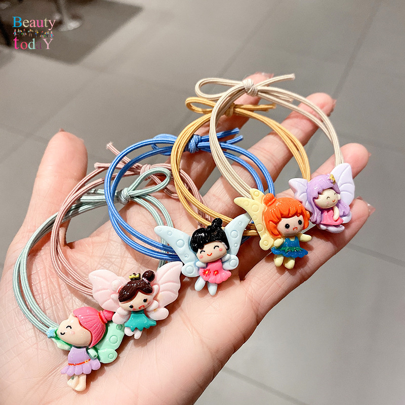 1 Kẹp Tóc Hình Thiên Thần Đính Đá Nhiều Màu Thời Trang Cho Nữ