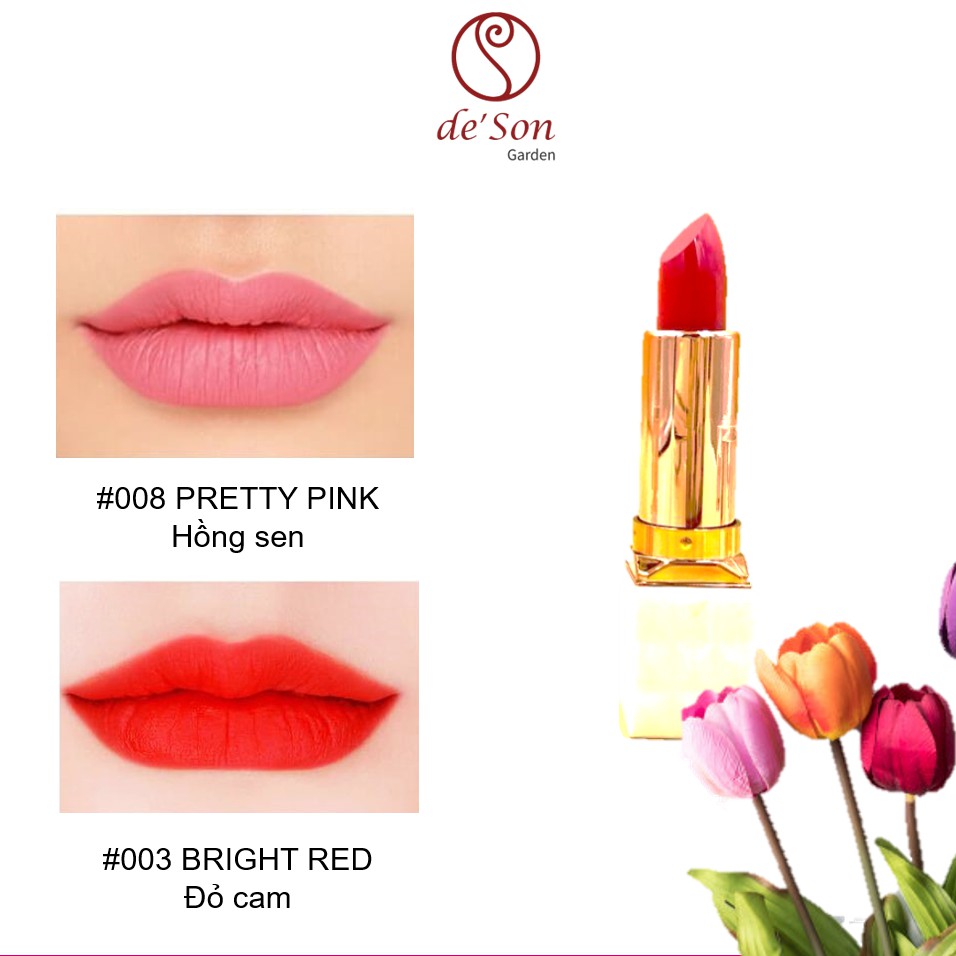 Son Thỏi Lì Handmade Matte De' Son Garden Không Chì 😍 Son Hữu Cơ Sang Chảnh Mã S09 | BigBuy360 - bigbuy360.vn