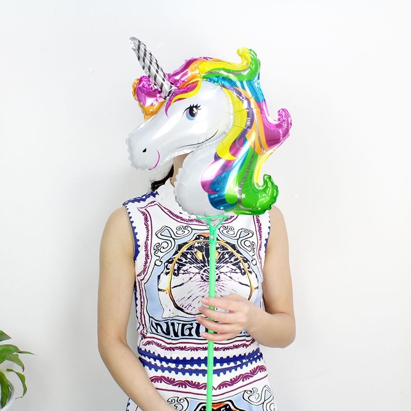 Bong bóng lá nhôm hình ngựa pony kích thước nhỏ 16 inch