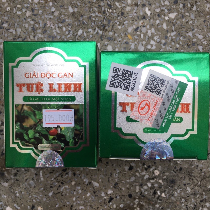 Giải Độc Gan Tuệ Linh - hộp 60 viên