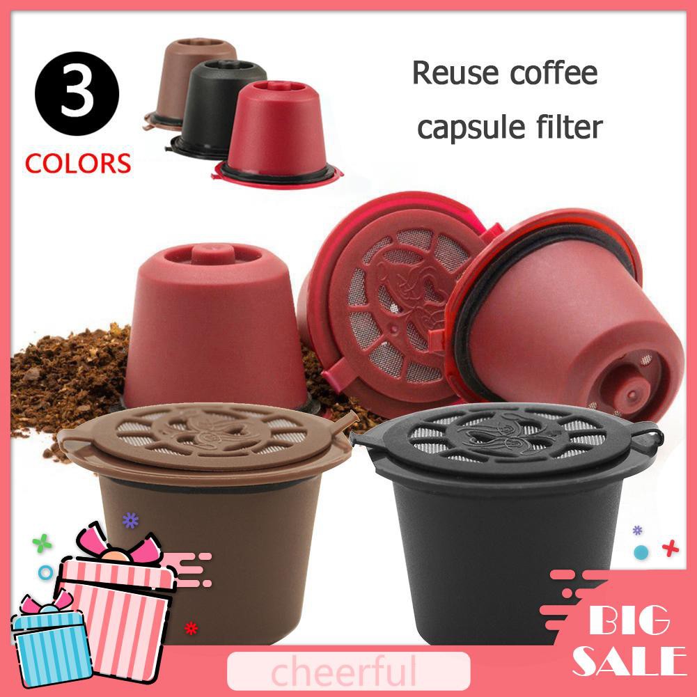 Reusable Refill Coffee Capsule Filter Shell for Nespresso Coffee Machine