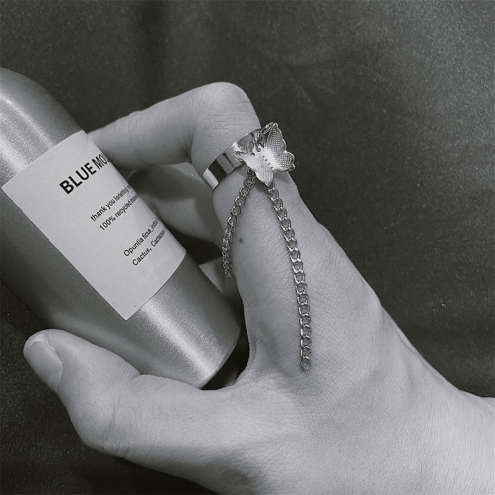 Nhẫn Đeo Tay Hình Bướm Đính Đá Thời Trang