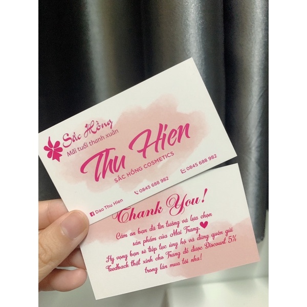 THIẾT KẾ VÀ IN TẤM THIỆP DÀNH CHO SHOP - CỬA HÀNG-DOANH NGHIEP