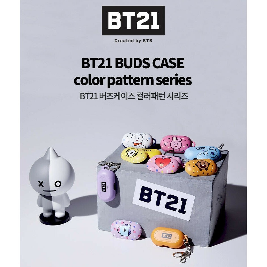 Vỏ Bảo Vệ Hộp Sạc Tai Nghe Samsung Galaxy Buds / Buds + / Buds Plus BT21 Chính Hãng