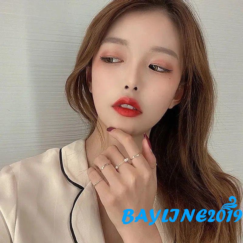 Set Nhẫn Đeo Ngón Tay Thiết Kế Đơn Giản Thời Trang Dành Cho Nữ