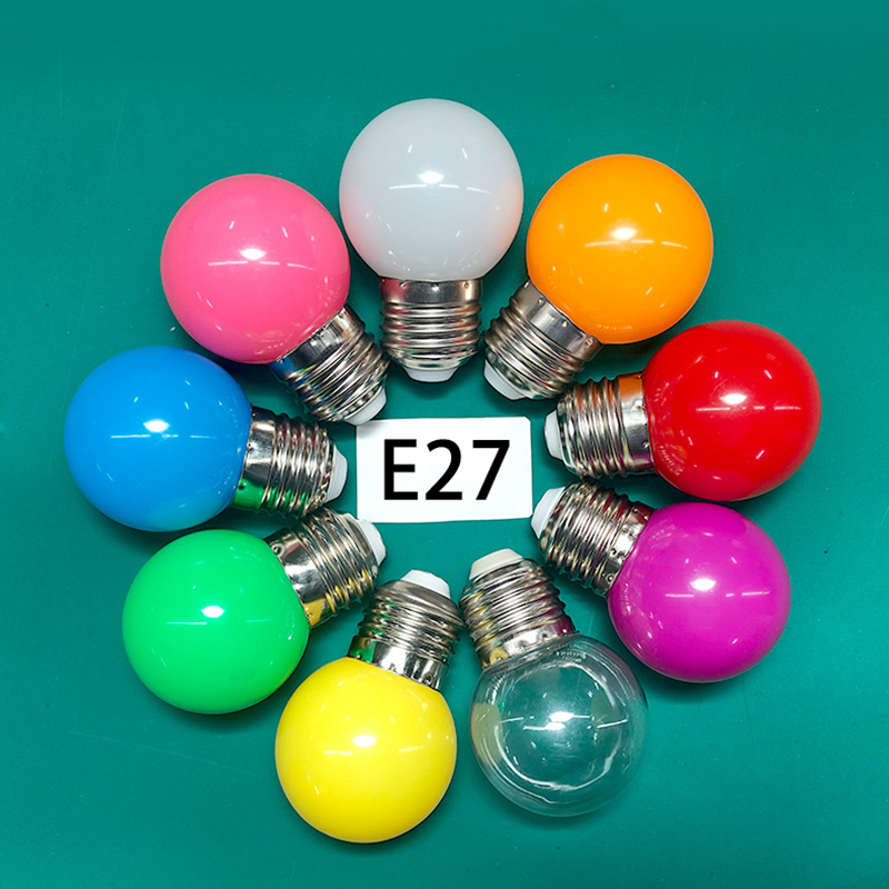 Bóng đèn LED E27 nhiều màu trang trí lễ hội