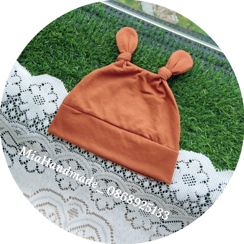 Mũ Turban Cho Bé Trai Gái  Mũ Thắt Tai Thỏ Xinh Xắn Cho Bé