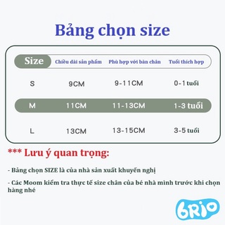 Set 3 đôi tấtchống trượt cho bé tập đichất vải cotton thoáng khí - ảnh sản phẩm 3