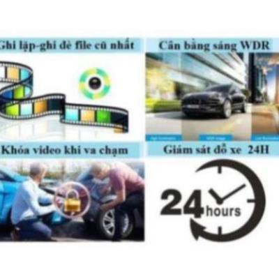 Camera hành trình ô tô 3 mắt X005 4 inch fullHD 1080p,camera sau chống nước-BM31 - BẢO HÀNH 6 THÁNG 🔥FREE SHIP🔥