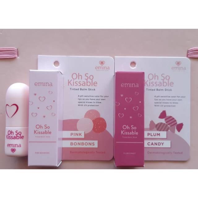 (hàng Mới Về) Son Dưỡng Môi Emina Oh So Kissable | BigBuy360 - bigbuy360.vn