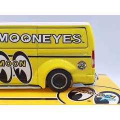 Xe Mô Hình Toyota Hiace Widebody Mooneyes Tỉ lệ 1:64 Hãng sản xuất Tarmac Works ( Vàng )