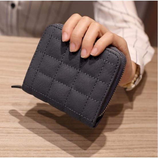 Ví Nữ 💜FREESHIP 💜 Ví Nữ Mini Cầm Tay Kẻ Caro Phong Cách Hàn Quốc Siêu Đẹp Giá Rẻ VD08 - NAKI SHOP | BigBuy360 - bigbuy360.vn