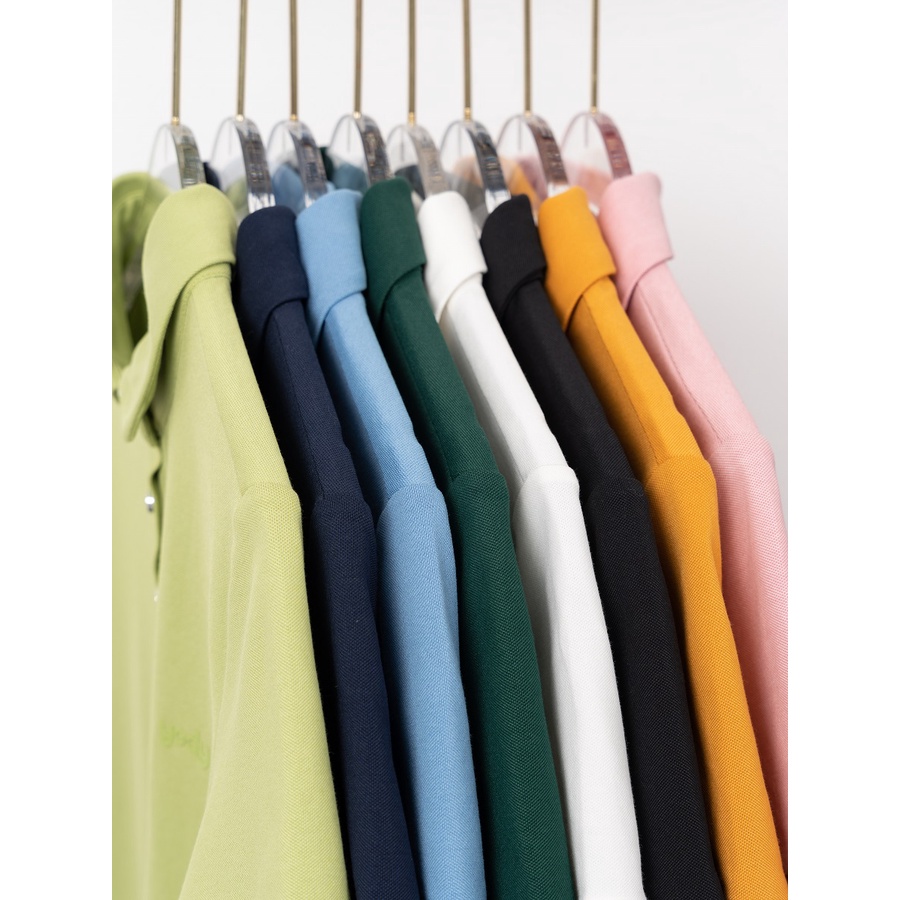 Áo polo nữ có cổ YODY chất liệu mắt chim kiểu dáng basic co giãn tốt  thoải mái NPS42 APN5434