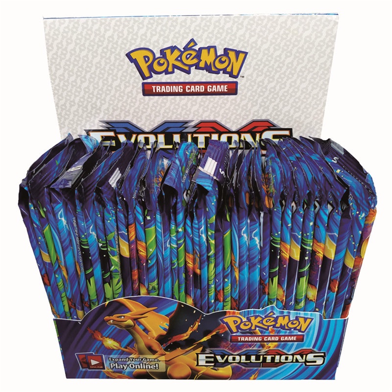 Hộp 324 Thẻ Bài Pokemon Phiên Bản Tiếng Anh Rực Rỡ