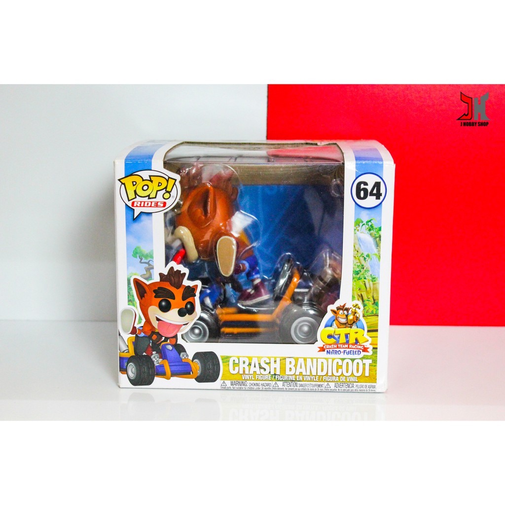 Mô hình Funko Crash Bandicoot Pop Rides Chính Hãng