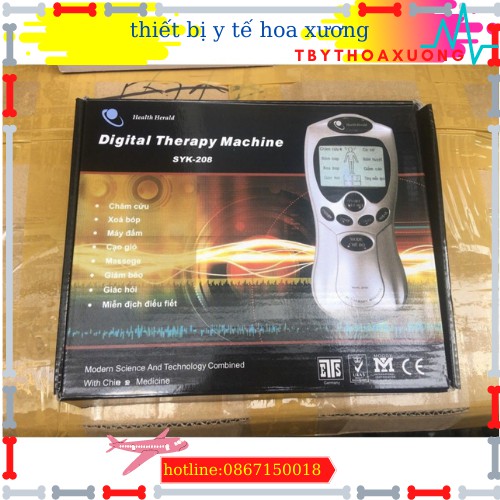 Máy massager 4-8 miếng dán[thietbiytehoaxuong]