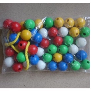 Đồ chơi xâu hạt cho trẻ tập xâu chuỗi kèm dây