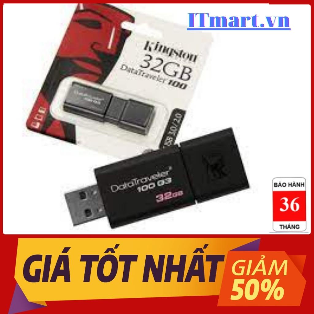 USB Kingston DT100G3 32GB 3.0 nhà phân phối Vĩnh Xuân
