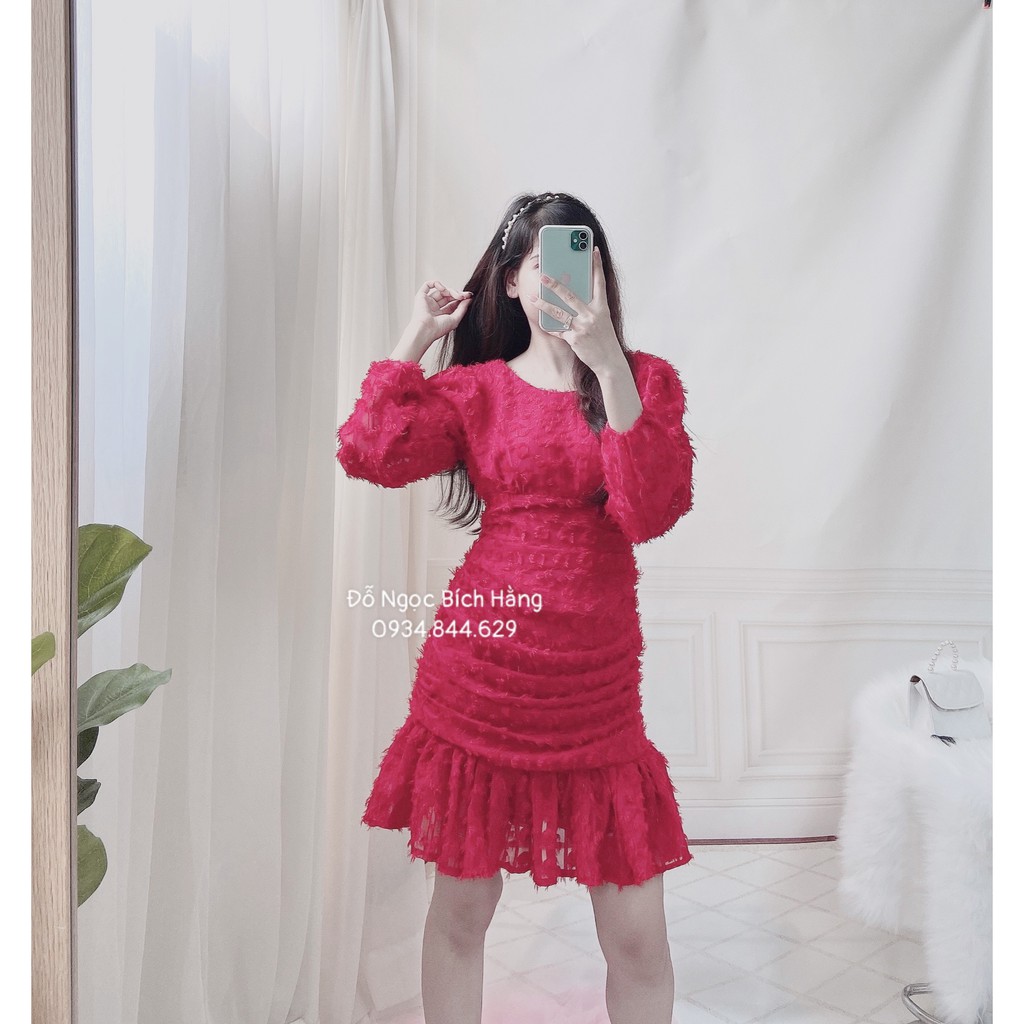 [ẢNH & VIDEO THẬT]_Đầm Jumpsuit đuôi cá lông vũ sang chảnh tiệc tùng PHS1480 | BigBuy360 - bigbuy360.vn