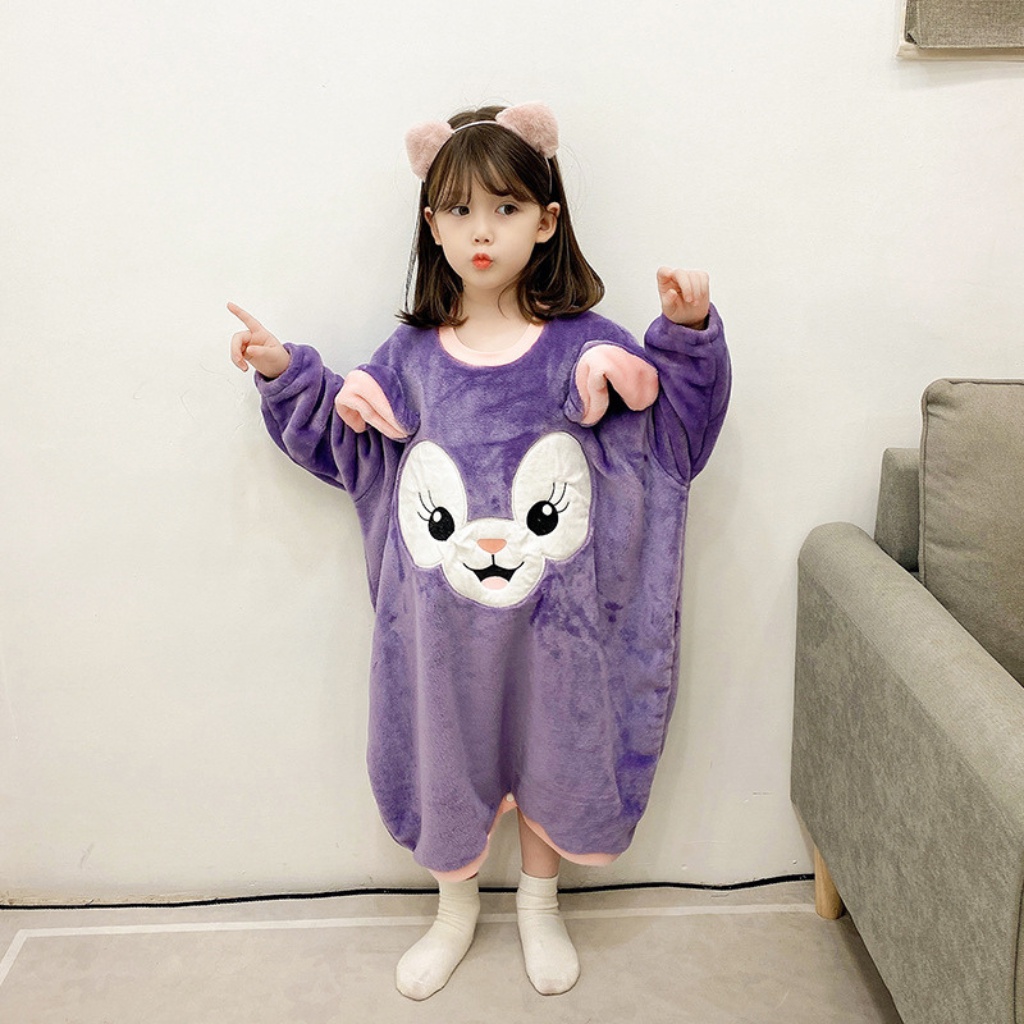 Túi ngủ cho bé Áo ngủ cho bé mùa đông đi học phòng đạp chăn chống cảm lạnh Gold Kids312