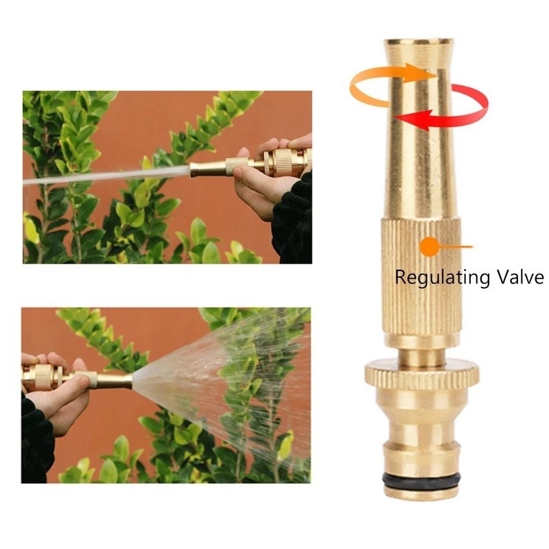1 Vòi Phun Nước Tưới Vườn Áp Suất Cao Điều Chỉnh Được Bằng Kim Loại