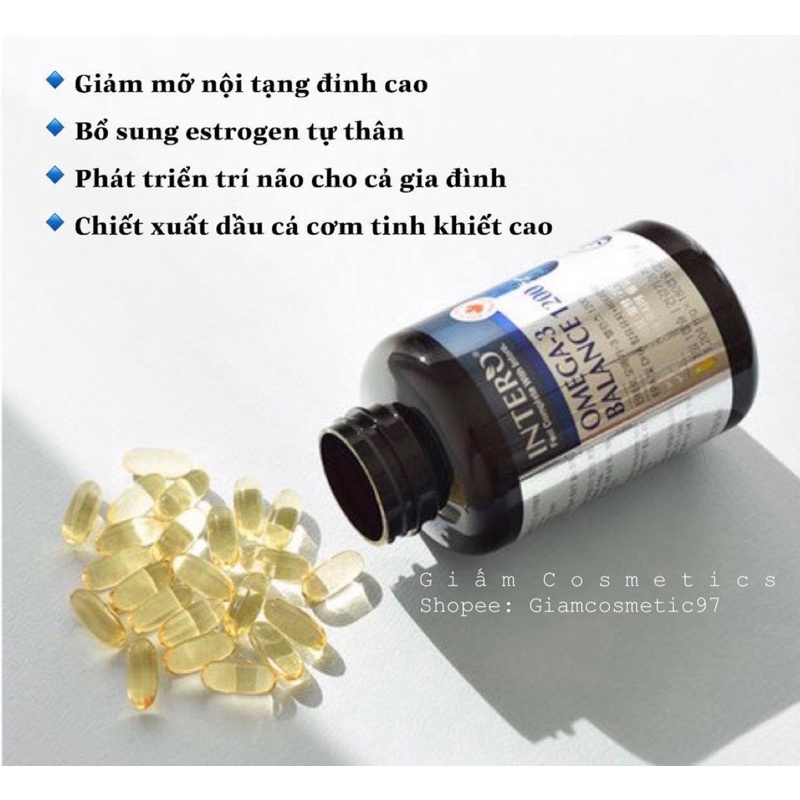 Omega 3 Cao Cấp 6 tháng -180v