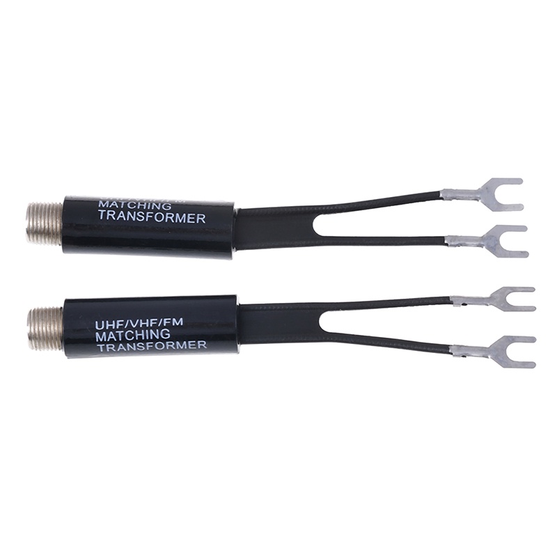 Set 2 Bộ Chuyển Đổi Ăng Ten Tv F 75-300 Ohm Uhf / Vhf / Fm / Newwellknown 0610 | BigBuy360 - bigbuy360.vn