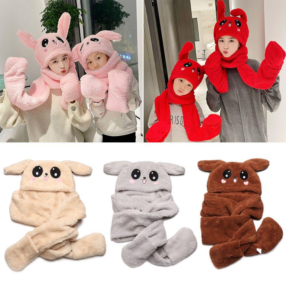 Mũ Tai Thỏ Có Thể Di Chuyển Mềm Mại Đáng Yêu