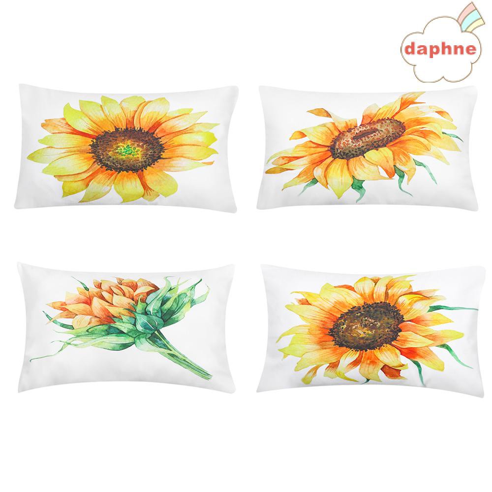 Daphne Vỏ Bọc Đệm Ghế Ngồi Xe Hơi In Hình Hoa Hướng Dương 12x20 Inch