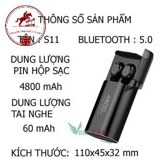 ️🥇Top 1 Tai Nghe️🥇Tai Nghe Bluetooth True Wireless Amoi F9 - 4800, Kiêm Sạc Dự Phòng Đồng Hồ Hiện Thị % Pin