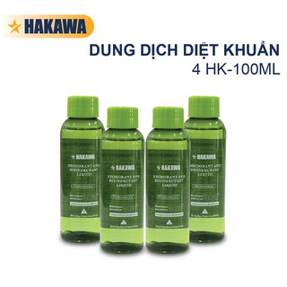 Dung dịch khử mùi diệt khuẩn HAKAWA - 4 chai 100ml - HK-D100ml