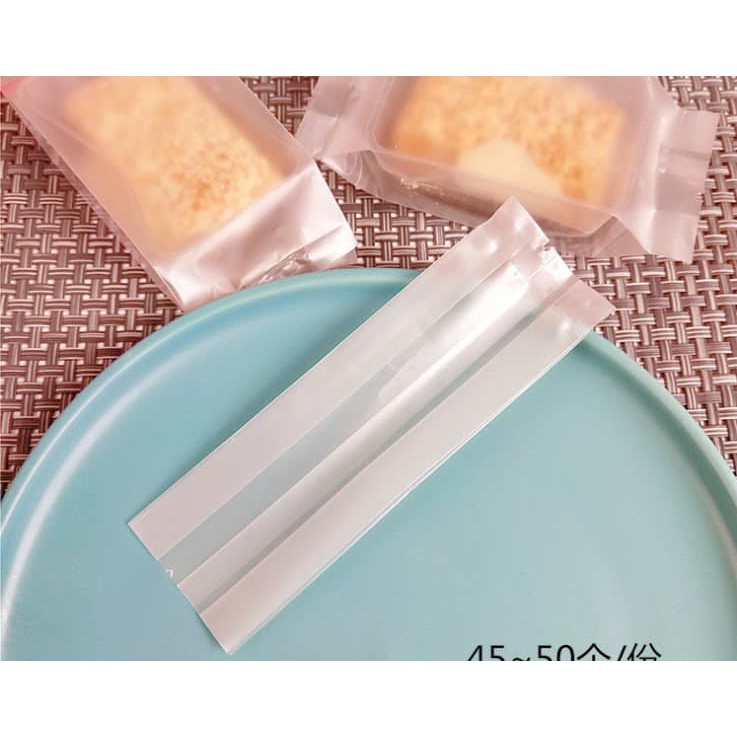 100 túi bánh dứa trắng mờ
