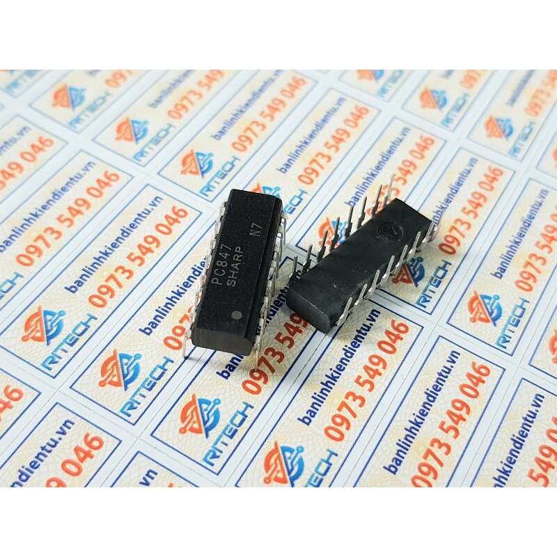 [combo 5 cái] PC847 PC847-4 Opto DIP-16