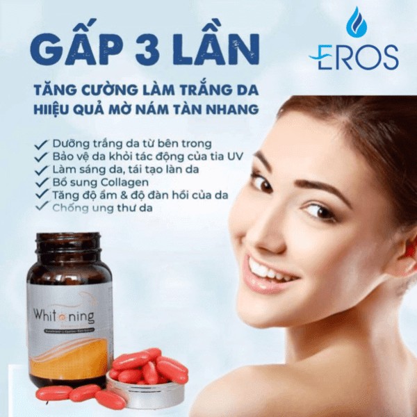 Viên Uống Trắng Da Whitening Maxx (Hộp 60v)