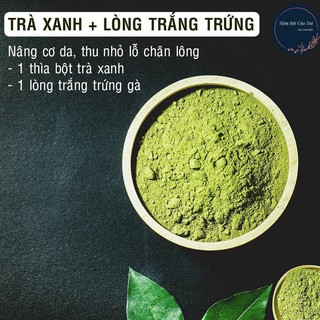 Bột Trà Xanh Nguyên Chất Sáng Da Handmade