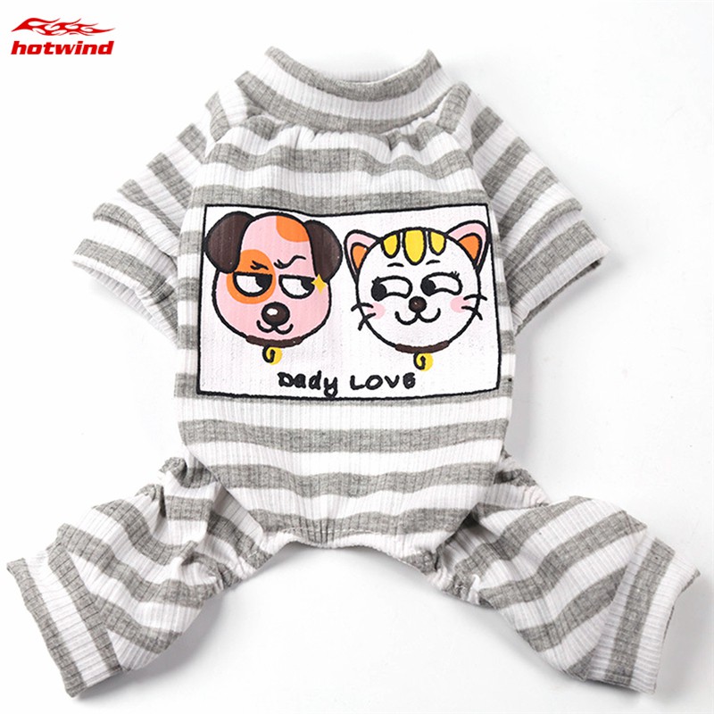 Đồ ngủ jumpsuit thời trang xuân hè đáng yêu cho thú cưng