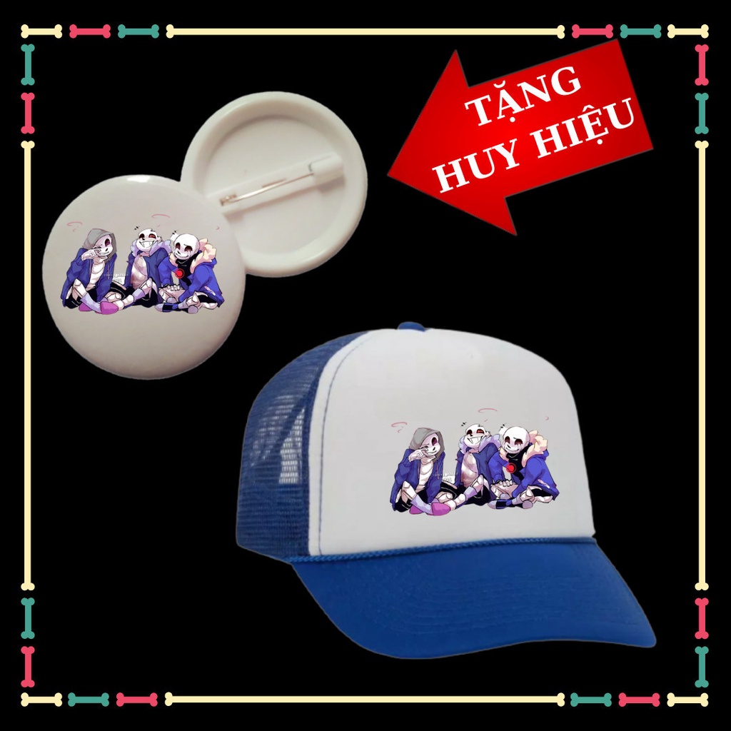 Mũ/nón Sans undertale bé trai, bé gái siêu ngầu