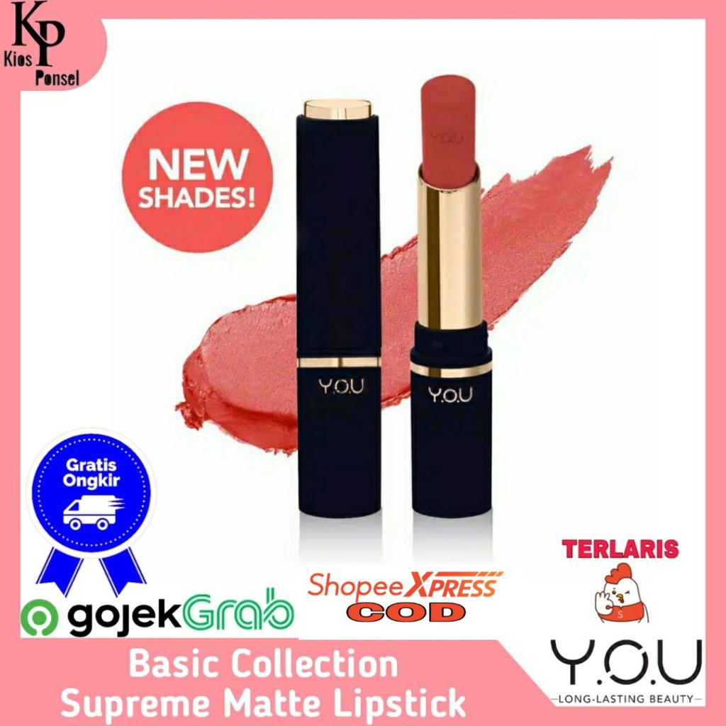 (hàng Mới Về) Son Lì Supreme 3.2g Màu Sắc Cơ Bản Và Giàu Sắc Tố