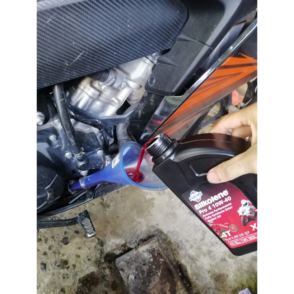 Nhớt Fuchs Silkolene Pro 4T 10W40 gốc ester 0.8 Lit - 1.4 Lit | BigBuy360 - bigbuy360.vn