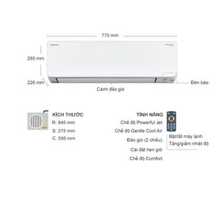 Máy lạnh Daikin Inverter 1 HP FTKM25SVMV