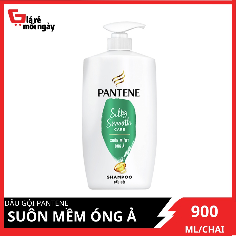 Dầu gội Pantene Suôn mềm óng ả 900ml