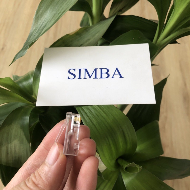 Combo 10 Hạt Mạng RJ45 - Đầu Bấm dây mạng Cat5E- Cat6E -Cat5- Cat6 nhựa chuyên dụng