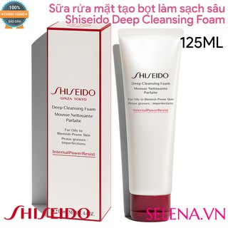 Sữa rửa mặt tạo bọt Shiseido Deep Cleansing Foam 125ml