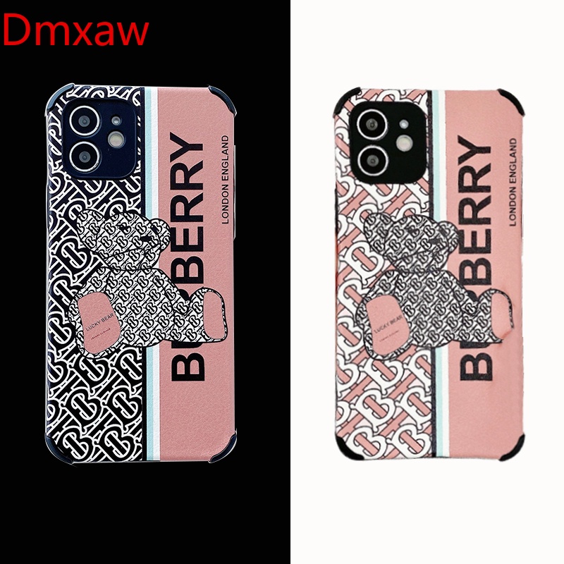 Ốp Điện Thoại Mềm Hình Gấu Dễ Thương Cho Samsung Galaxy S21 S20 Ultra Plus S20 Fe S10 S9 Plus Note 20 Ultra 10 Plus 9 8
