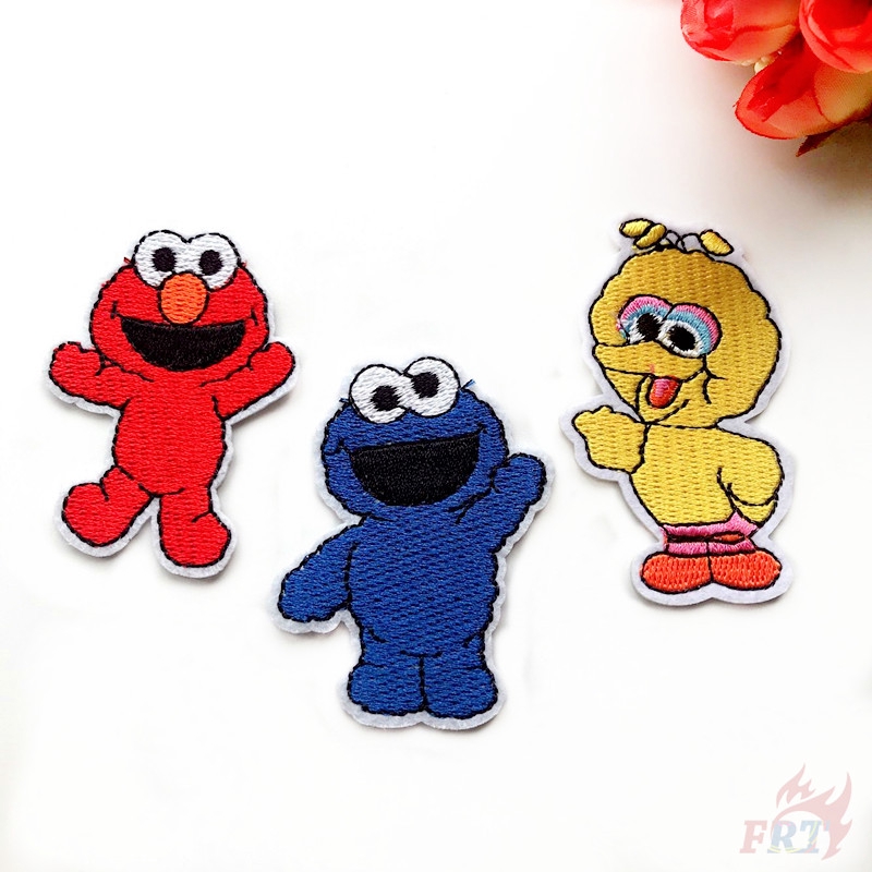 Mảnh may/ủi trang trí quần áo hình Sesame street