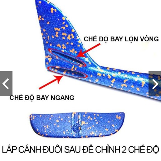 Máy bay xốp size to 48cm