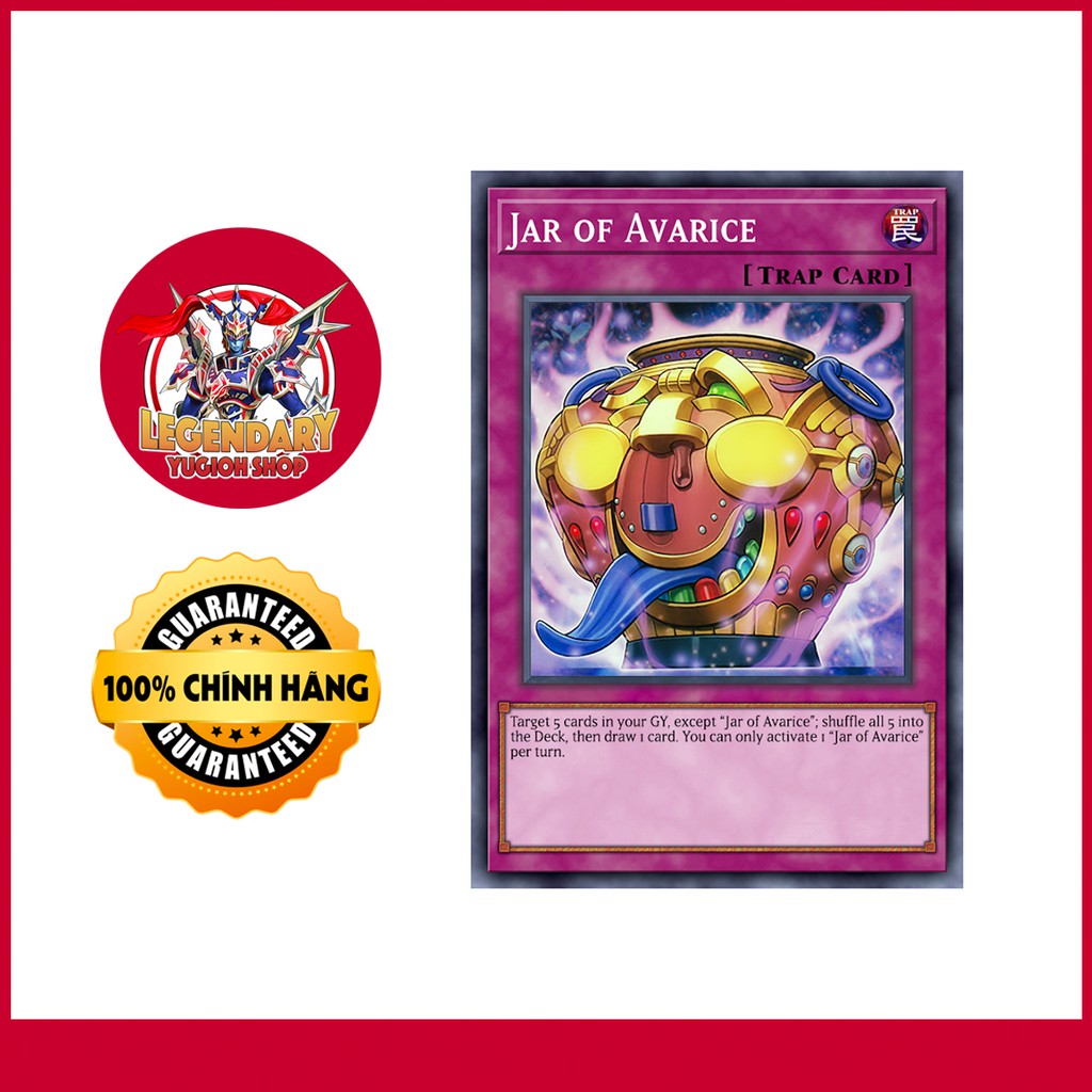 EN]Thẻ Bài Yugioh Chính Hãng] Jar of Avarice