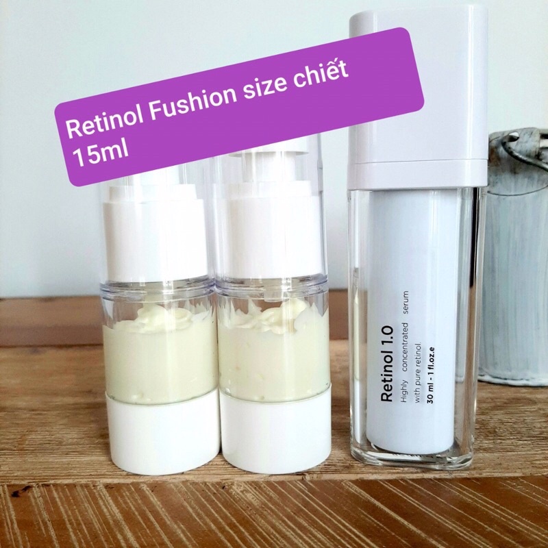 Tinh Chất Chống Lão Hóa Fusion Retinol 1.0 Sáng Da, Giảm Nếp Nhăn, Se Khít Lỗ Chân Lông 30ml