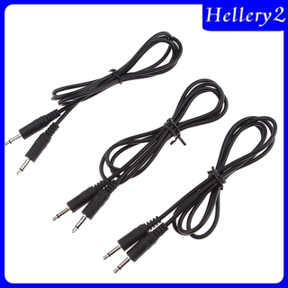 3 Pack Male to Male 3.5mm Aux Audio Mono Cable for 3.5mm-Enabled Devices 1m