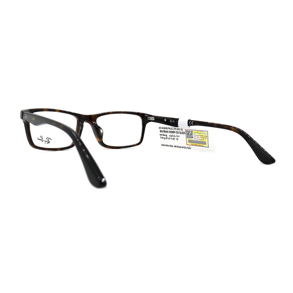 RB5288F 2012-Gọng kính nam nữ Rayban chính hãng (52-18-140) thiết kế dễ đeo bảo vệ mắt